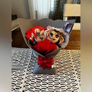 Chucky & Tiffany Plush Valentine Bouquet